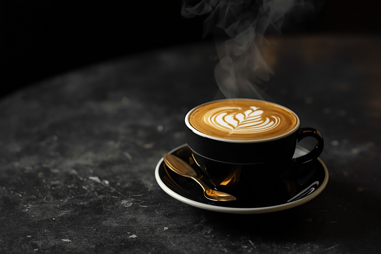 Freshly baked pastries and coffee